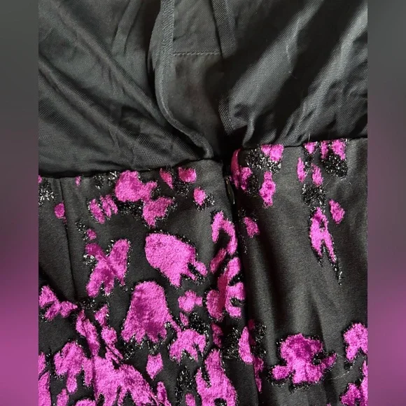 Rachel Roy Black and Purple Dress - Picture 7 of 9